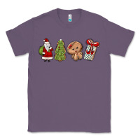 Lavender christmas milk and cookies Classic Tee - MaliasSmallBusiness