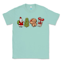 Seafoam christmas milk and cookies Classic Tee - MaliasSmallBusiness