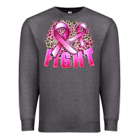 Charcoal Heather fight cancer Premium Sweatshirt - FaDigitalArtStudio