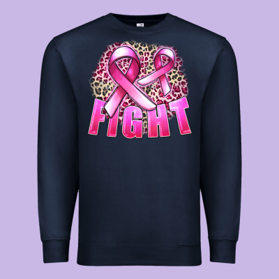 Fight Cancer Premium Sweatshirt Designed By Fadigitalartstudio