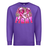 Purple fight cancer Premium Sweatshirt - FaDigitalArtStudio