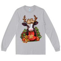 Moon Dust christmas baby cow hot cocoa Long Sleeve Tee - Jasminsmagicworld