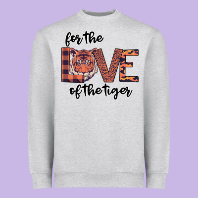 For The Love Of The Tiger Heavyweight Sweatshirt Designed By Bettercallsaul