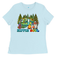 Hippie Soul Camping Ladies Tee | Teevron