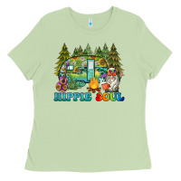 Matcha hippie soul camping Ladies Tee - BarkalooDesign