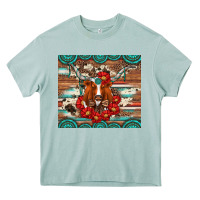 Arona longhorn with gemstone Heavy Core Tee - Artiststas