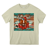 Longhorn With Gemstone Heavy Core Tee | Teevron
