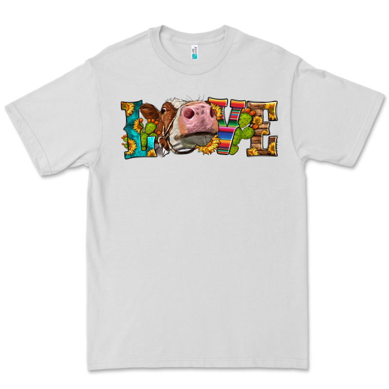 Western Love Simmental Cow Premium Tee by LillyAllenDesigns | Teevron