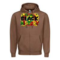 Chestnut we are black history Zipper Hoodie - CowGirlArtShop