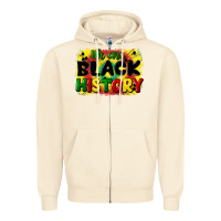 Sandshell we are black history Zipper Hoodie - CowGirlArtShop