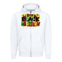 White we are black history Zipper Hoodie - CowGirlArtShop