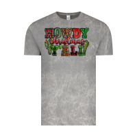 Cloud Rock Howdy Christmas y'all Vintage Tee - NancyCooperArtShop