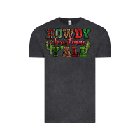 Vintage Black Howdy Christmas y'all Vintage Tee - NancyCooperArtShop