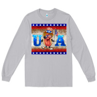 Moon Dust usa hot dog Long Sleeve Tee - BarkalooDesign