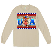 Mushroom usa hot dog Long Sleeve Tee - BarkalooDesign