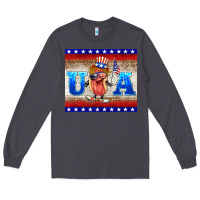 Smoke usa hot dog Long Sleeve Tee - BarkalooDesign