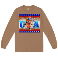 Toasted Coconut usa hot dog Long Sleeve Tee - BarkalooDesign