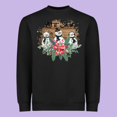 Let It Snow Heavyweight Sweatshirt Designed By Bettercallsaul