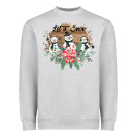 Heather Grey Let it snow Heavyweight Sweatshirt - Bettercallsaul