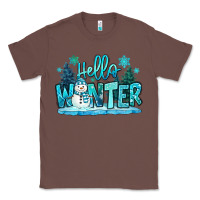 Chestnut hello winter snowman Classic Tee - MaliasSmallBusiness