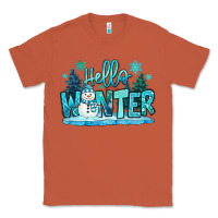 Copper hello winter snowman Classic Tee - MaliasSmallBusiness