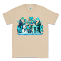 Mushroom hello winter snowman Classic Tee - MaliasSmallBusiness