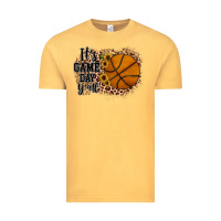 Vintage Mustard it's game day y'all basketball Vintage Tee - JahusDesignShop