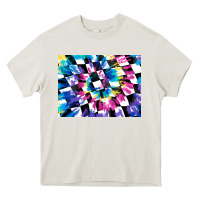Cream tie dye colourful race flag background 3200x2400 Heavy Core Tee - AdoDesignShop