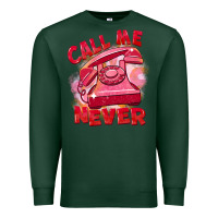 Sports Green Call me never Premium Sweatshirt - FaDigitalArtStudio