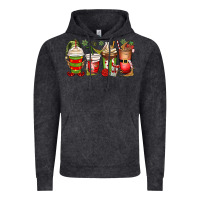 Vintage Black elf coffee cups Vintage Hoodie - MaliasSmallBusiness