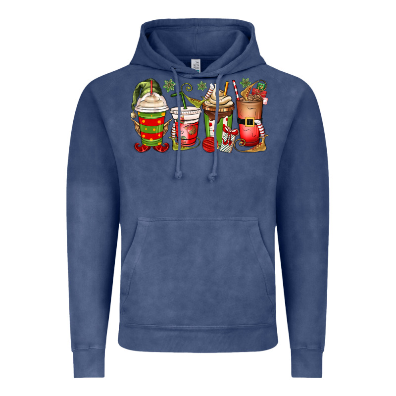 Elf Coffee Cups Vintage Hoodie by MaliasSmallBusiness | Teevron