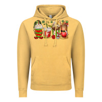 Vintage Mustard elf coffee cups Vintage Hoodie - MaliasSmallBusiness