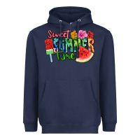 Navy Sweet summer time Heavyweight Hoodie - FaDigitalArtStudio