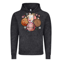 Vintage Black christmas pan dulce Vintage Hoodie - MaliasSmallBusiness