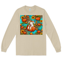 Mushroom fall pumpkin lamb Long Sleeve Tee - Jasminsmagicworld
