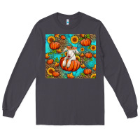 Smoke fall pumpkin lamb Long Sleeve Tee - Jasminsmagicworld