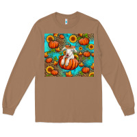 Toasted Coconut fall pumpkin lamb Long Sleeve Tee - Jasminsmagicworld