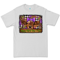Dove Grey happy mardi gras y'all cow Premium Tee - Jasminsmagicworld