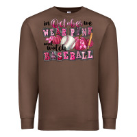 Chestnut In October We Wear Pink And Watch Baseball Premium Sweatshirt - FaDigitalArtStudio