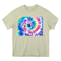 Mossy tie dye background colourful leopard 2 3200x2400 Heavy Core Tee - AdoDesignShop