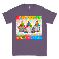 Lavender christmas lights gnome Classic Tee - MaliasSmallBusiness