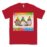 Red christmas lights gnome Classic Tee - MaliasSmallBusiness