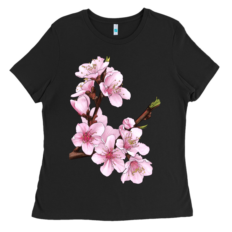 Peach Blossom Ladies Tee by LillyAllenDesigns | Teevron