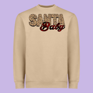 Santa Baby Heavyweight Sweatshirt Designed By Bettercallsaul