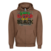 Chestnut young gifted and black Zipper Hoodie - CowGirlArtShop
