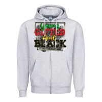 Heather Grey young gifted and black Zipper Hoodie - CowGirlArtShop