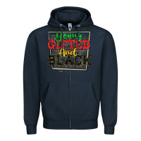 Navy young gifted and black Zipper Hoodie - CowGirlArtShop