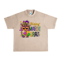 French Oak Happy Mardi Gras With Gnome Urban Heavy Tee - BundleAndBundleShop