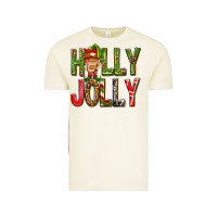 Vintage Arctic Holly Jolly elf gnome Vintage Tee - NancyCooperArtShop