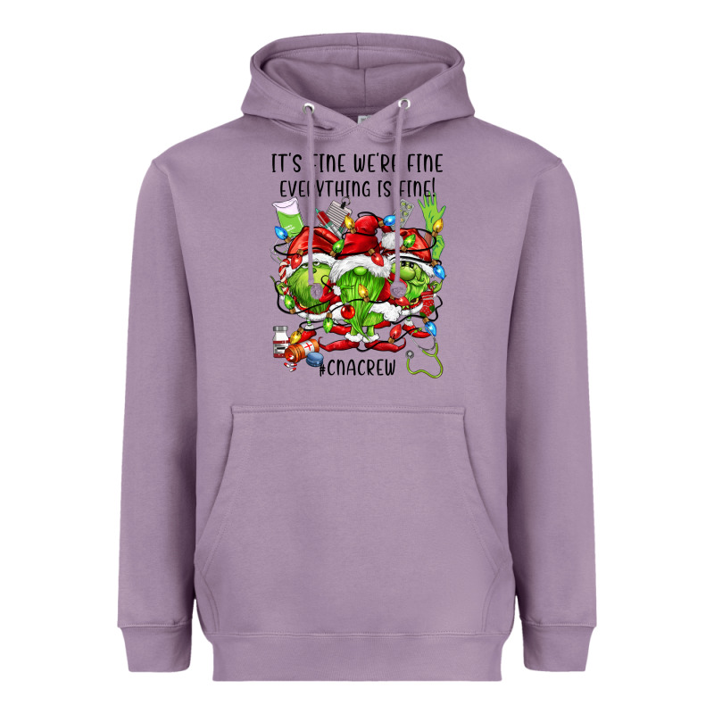 Its Fine Were Fine Everything Is Fine Cnacrew Heavyweight Hoodie by FaDigitalArtStudio | Teevron